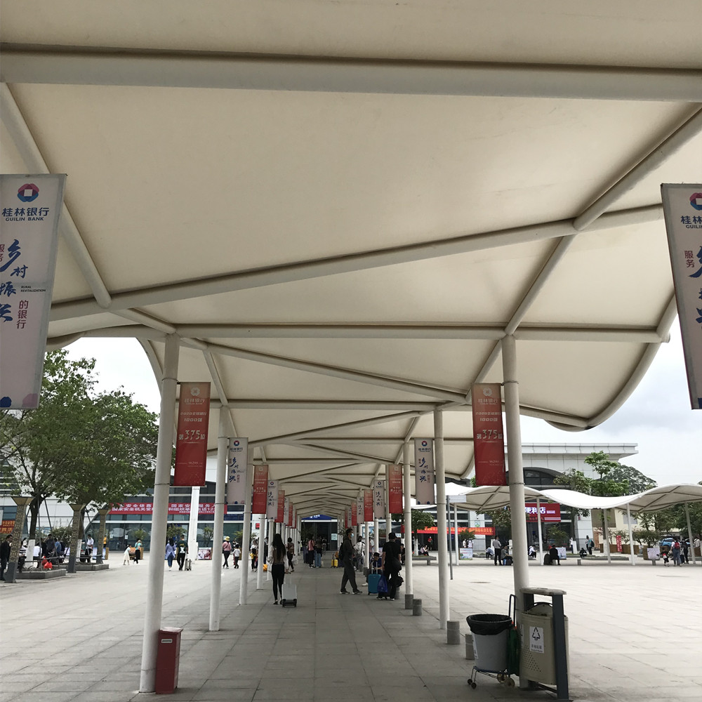 Membrane Structure Roofing For Guangxi Bus Station